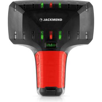JACKMEND LED Leidingzoeker Detectieapparaat voor Hout / Elektrische Bedradingen / Metalen Buizen & Leidingdetector & Waterpas