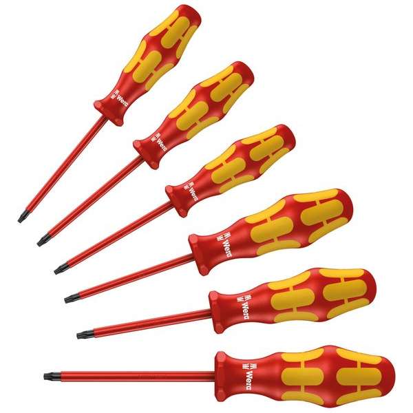 Wera Kraftform 100 VDE - Schroevendraaierset - Torx - 6-delig Wera Kraftform 100 VDE - Schroevendraaierset - Torx - 6-delig