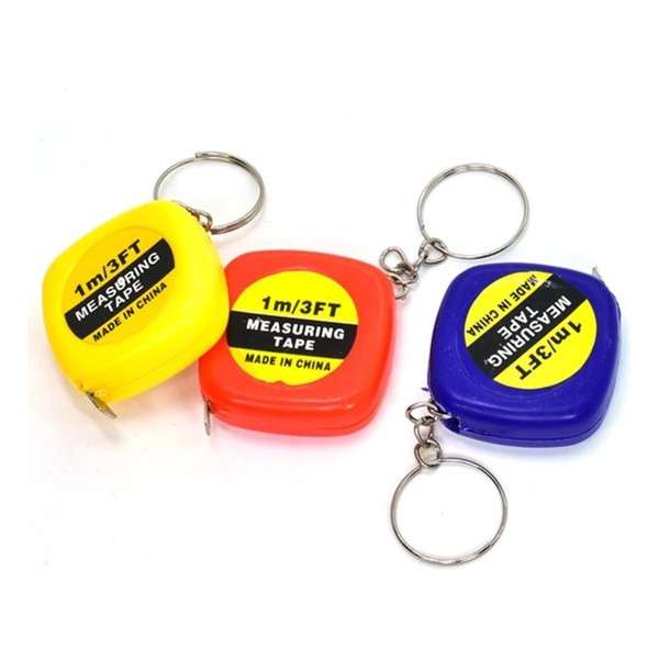 rolmaat sleutelhanger | Centimeter | 1M | Kleine centimeter | willekeurige kleur rolmaat sleutelhanger | Centimeter | 1M | Kleine centimeter | willekeurige kleur
