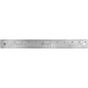 Liniaal Westcott 30cm RVS - met anti slip