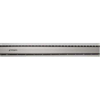 Liniaal M+R 30cm aluminium - in ZB verpakking
