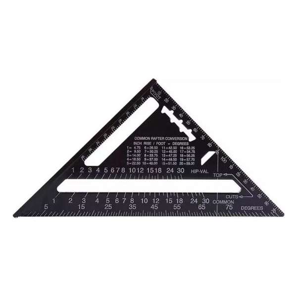 Winkelhaak - Blokhaak - Zwaaihaak - Schrijfhaak - Speed Square - Metaal -