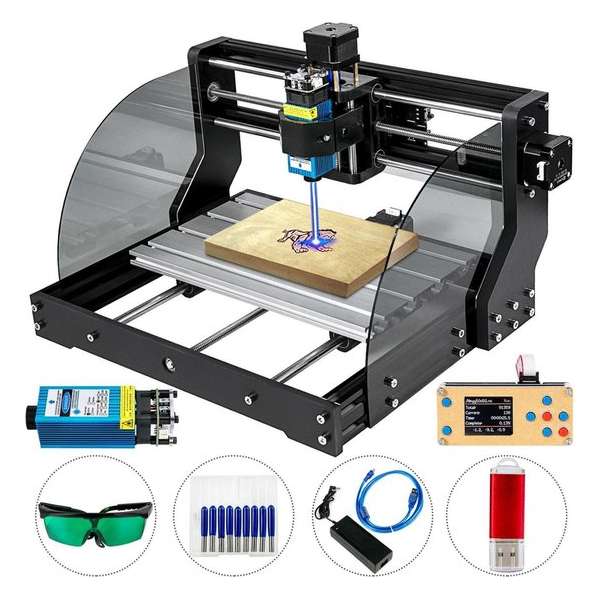 Loft Home® Laser Graveermachine | Laser 500mW | Snijder | Graveerset | DIY | Graveerapparaat Loft Home® Laser Graveermachine | Laser 500mW | Snijder | Graveerset | DIY | Graveerapparaat