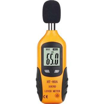 Avenq - Digitale Decibelmeter - LCD Display - geluidsniveau - dB meter - geluidsmeter - ruis meter - draagbaar
