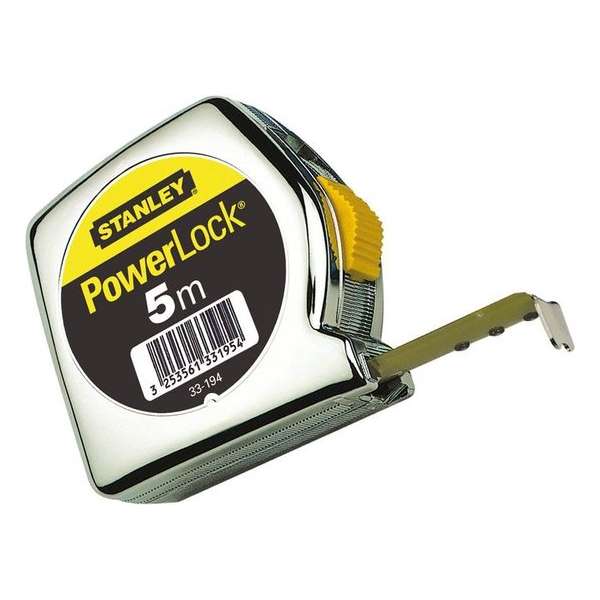 STANLEY Rolbandmaat Powerlock 10m - 25mm STANLEY Rolbandmaat Powerlock 10m - 25mm