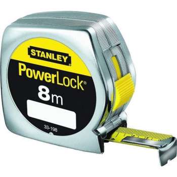 Stanley Rolbandmaat Powerlock 8m - 25mm