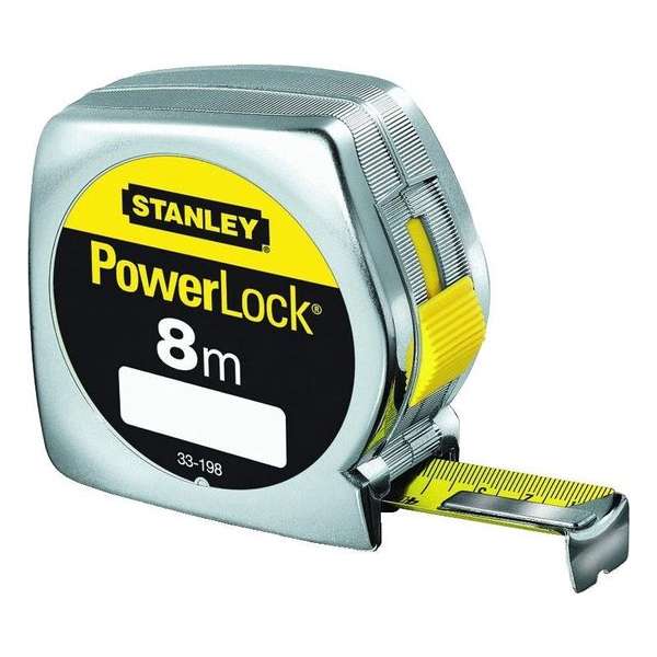 Stanley Rolbandmaat Powerlock 8m - 25mm Stanley Rolbandmaat Powerlock 8m - 25mm