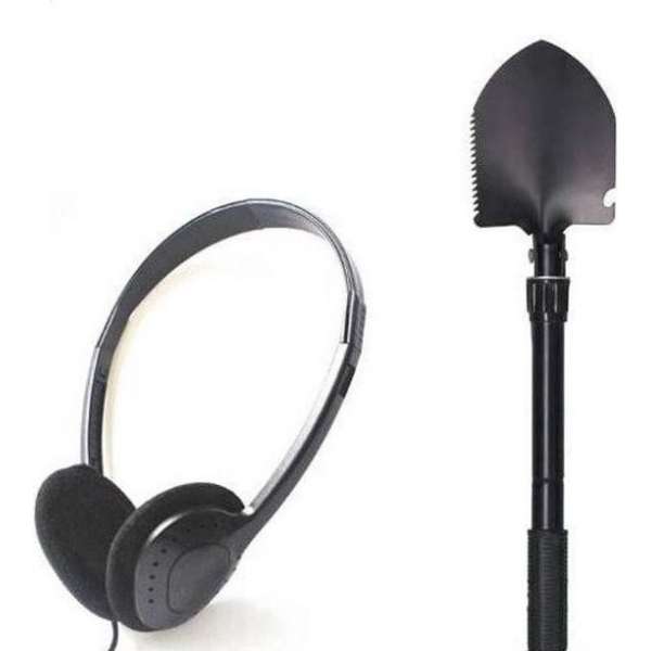 Metaaldetector – Metaal Detectie Apparaat – 20 Tot 70 CM Detectie Bereik – Schep – Inclusief batterijen Metaaldetector – Metaal Detectie Apparaat – 20 Tot 70 CM Detectie Bereik – Schep – Inclusief batterijen