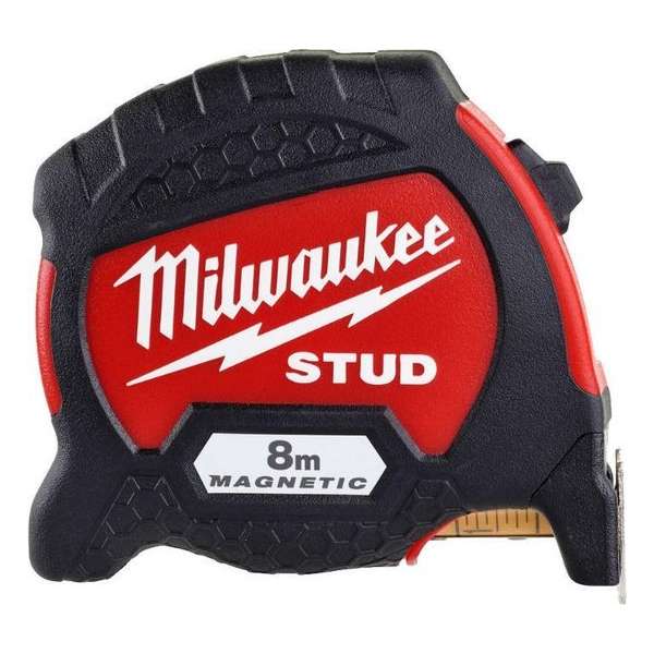 Milwaukee STUD rolbandmaat 8 Mtr. 33mm Milwaukee STUD rolbandmaat 8 Mtr. 33mm