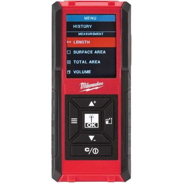 Milwaukee LDM 100 Afstandsmeter in tas - 100m Milwaukee LDM 100 Afstandsmeter in tas - 100m