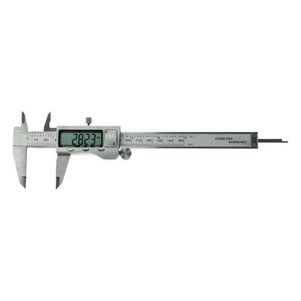 Digitale Schuifmaat 150Mm / 6 inch 0.01 Mm - met groot scherm Digitale Schuifmaat 150Mm / 6 inch 0.01 Mm - met groot scherm
