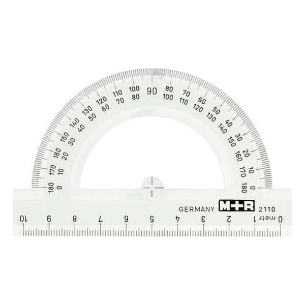 Gradenboog M+R 10cm - glashelder polystyrol Gradenboog M+R 10cm - glashelder polystyrol