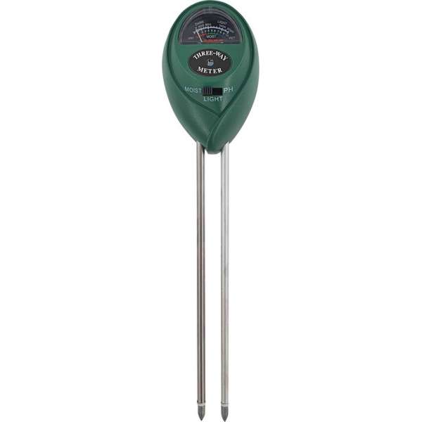 Plant Expert 3 in 1 - donkergroen - vochtmeter - lichtmeter - ph meter - geen batterij nodig! Plant Expert 3 in 1 - donkergroen - vochtmeter - lichtmeter - ph meter - geen batterij nodig!