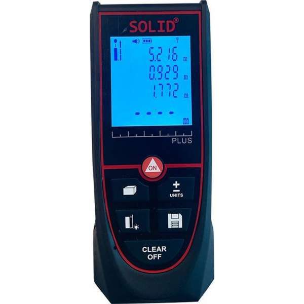 Solid Laserafstandsmeter - 40 Meter Bereik - 2mm Nauwkeurig Solid Laserafstandsmeter - 40 Meter Bereik - 2mm Nauwkeurig
