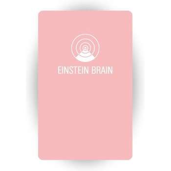 Einstein Brain 5G EMF Anti Straling Bescherming Kaart Pink - Maat One size