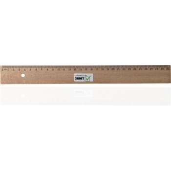 3BMT Liniaal van hout - 30 cm