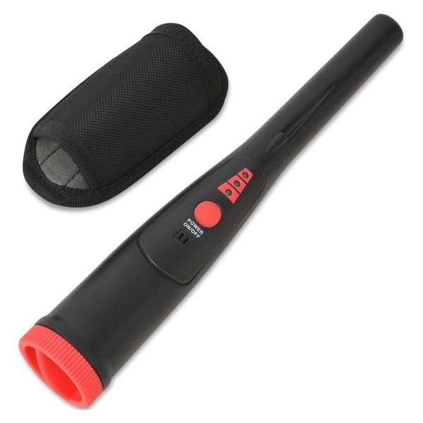 vidaXL Pinpointer metaaldetector zwart en rood vidaXL Pinpointer metaaldetector zwart en rood