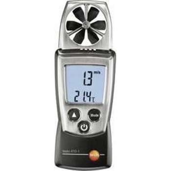 TES luchtsnelheidsmeter 410, ind/aanduiding dig, display verlicht