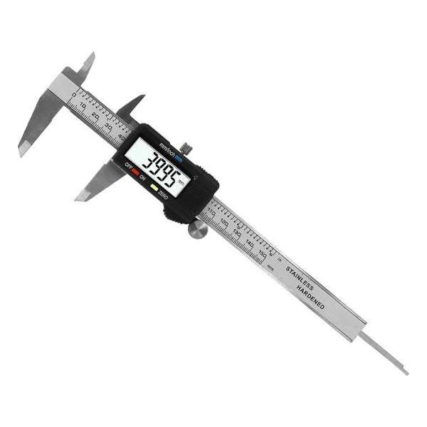 Digitale Schuifmaat 150mm Meetbereik - Schuifmaat met Digitaal Lcd Display - Ultra Nauwkeurig - Schuifmaat met Opbergbox Digitale Schuifmaat 150mm Meetbereik - Schuifmaat met Digitaal Lcd Display - Ultra Nauwkeurig - Schuifmaat met Opbergbox