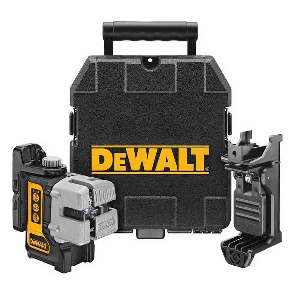 DeWalt DW089K Zelfnivellerende multilijn kruis lijnlaser in koffer - 3 lijnen DeWalt DW089K Zelfnivellerende multilijn kruis lijnlaser in koffer - 3 lijnen