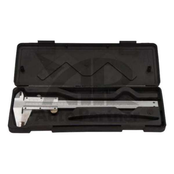 Metalen Schuifmaat met bewaar box Meetbereik: 150 mm, Nauwkeurigheid: 0,05 mm Metalen Schuifmaat met bewaar box Meetbereik: 150 mm, Nauwkeurigheid: 0,05 mm