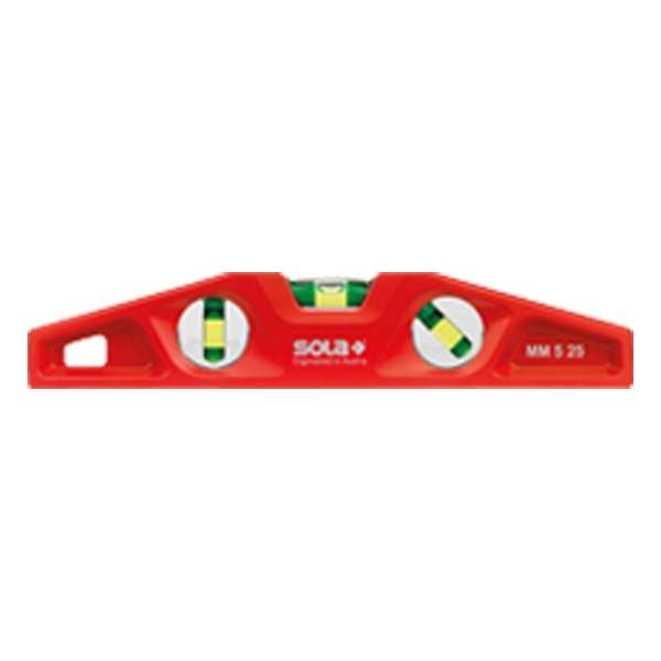 Sola MM 5 25 Torpedo waterpas - magnetisch - 250mm Sola MM 5 25 Torpedo waterpas - magnetisch - 250mm