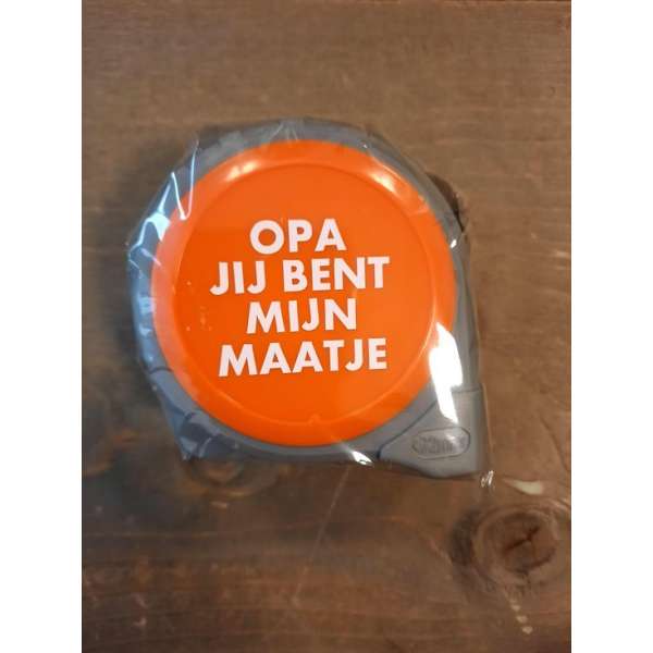 Rolmaat - Opa jij bent mijn maatje - 5M - Kado Rolmaat - Opa jij bent mijn maatje - 5M - Kado