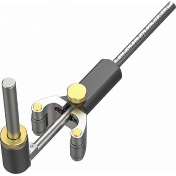 Dakta® Aftekenhulp | 120mm | Kruishout | Aluminium | RVS | 240gr