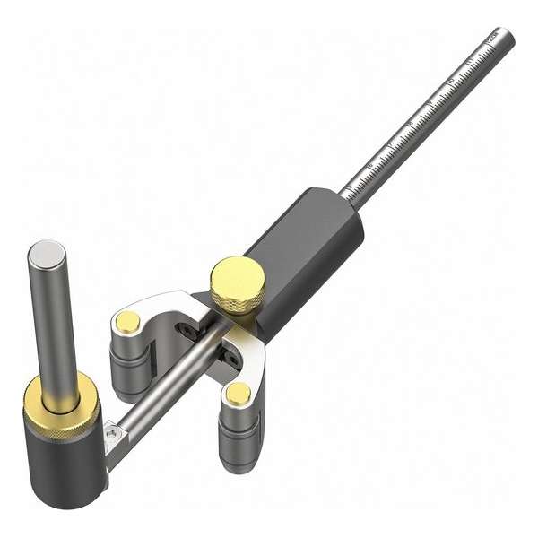 Dakta® Aftekenhulp | 120mm | Kruishout | Aluminium | RVS | 240gr Dakta® Aftekenhulp | 120mm | Kruishout | Aluminium | RVS | 240gr