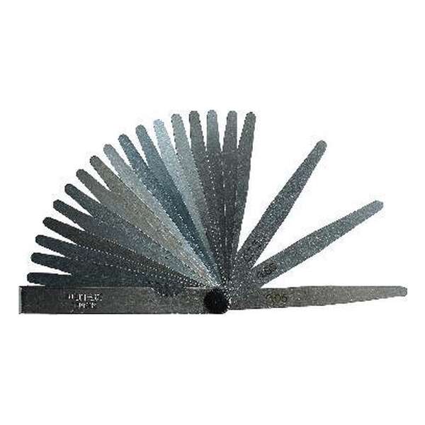 MIB Professionele Voelermaat set, 100mm, 21 bladen 0,05-2,00mm MIB Professionele Voelermaat set, 100mm, 21 bladen 0,05-2,00mm