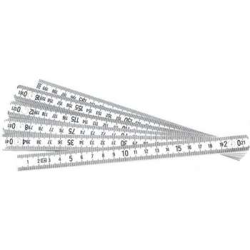 Brüder Mannesmann 810-PVC Duimstok - PVC - 2m