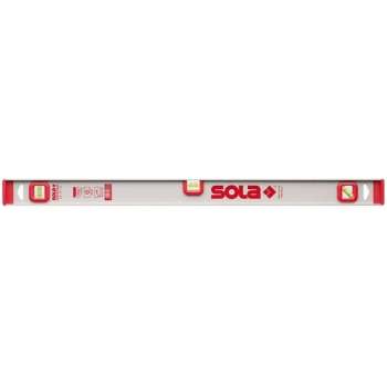 SOLA Alu-waterpas I-prof. met 45° libel I5/60 60cm 3 libellen 1,00mm/m zilver