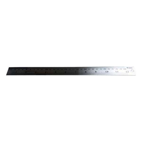 Liniaal roestvrij staal (RVS) 30 cm lang Liniaal roestvrij staal (RVS) 30 cm lang