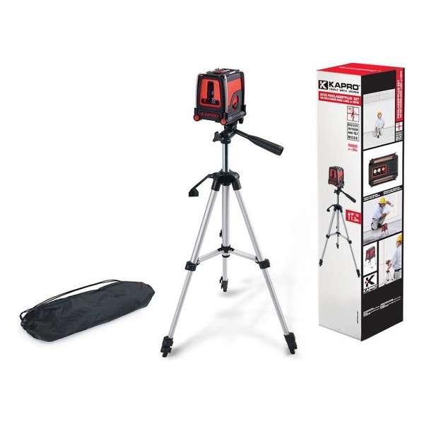 Zelfnivellerende kruis 30m - lijnlaser (Rood) 872S PROLASER® PLUS met statief 1,2m Zelfnivellerende kruis 30m - lijnlaser (Rood) 872S PROLASER® PLUS met statief 1,2m