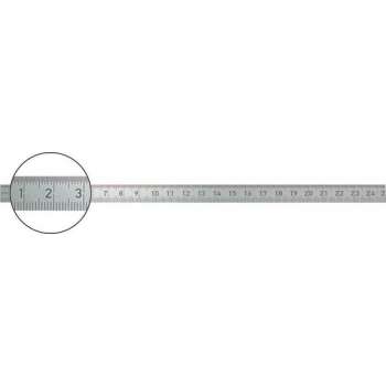 Stalen liniaal Staal roestvrij 500x30mm FORMAT