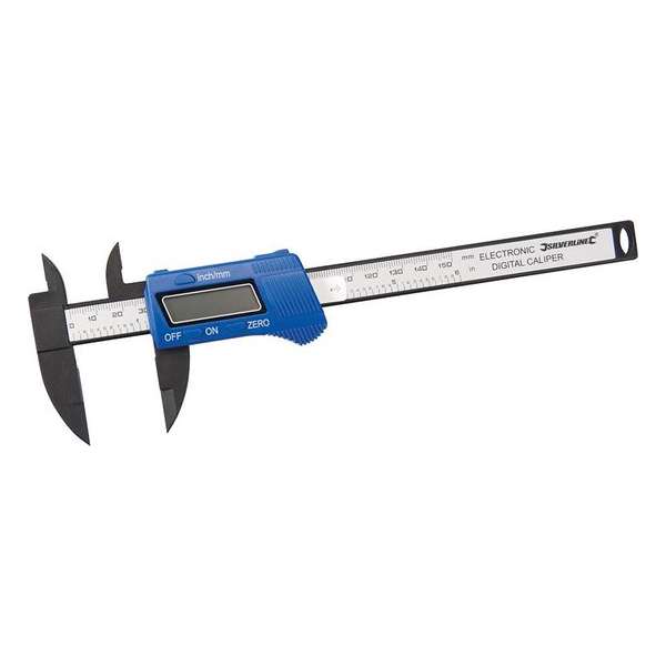Silverline 677256 Schuifmaat - Digitaal - 150mm Silverline 677256 Schuifmaat - Digitaal - 150mm