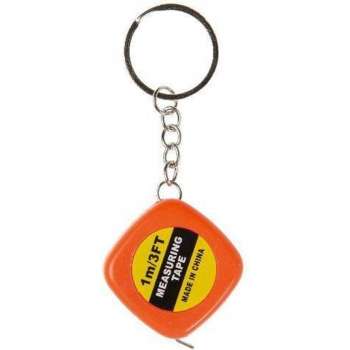 Sleutelhanger meetlint - Oranje