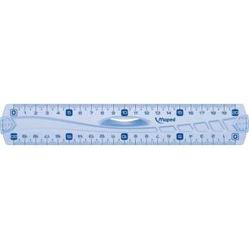 Maped decimeterlat Geometric dubbele decimeter, 20 cm