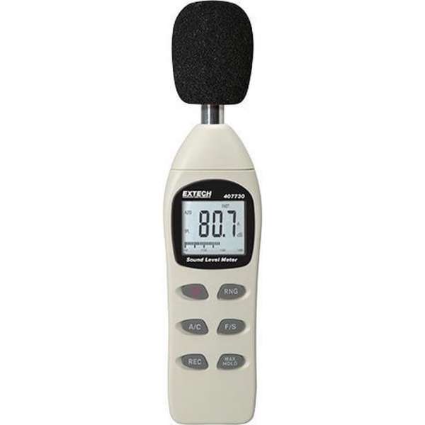 EXTECH 407730: Digitale geluidsmeter EXTECH 407730: Digitale geluidsmeter