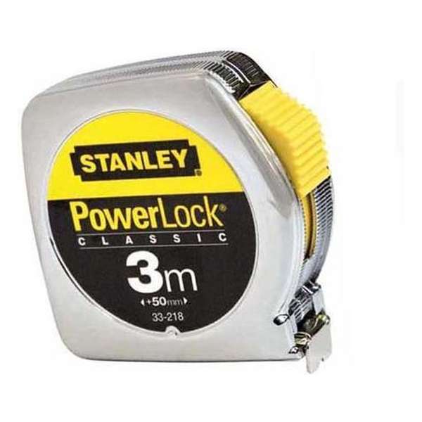 STANLEY Rolbandmaat Powerlock - 3 m - 12.7 mm - Metaal STANLEY Rolbandmaat Powerlock - 3 m - 12.7 mm - Metaal