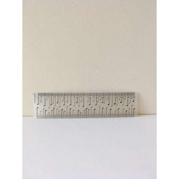 Lineaal muzieknoten Lineaal muzieknoten