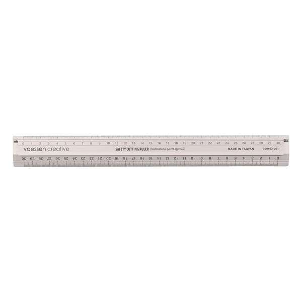 Vaessen Creative Aluminium Veiligheidsliniaal 30cm Vaessen Creative Aluminium Veiligheidsliniaal 30cm