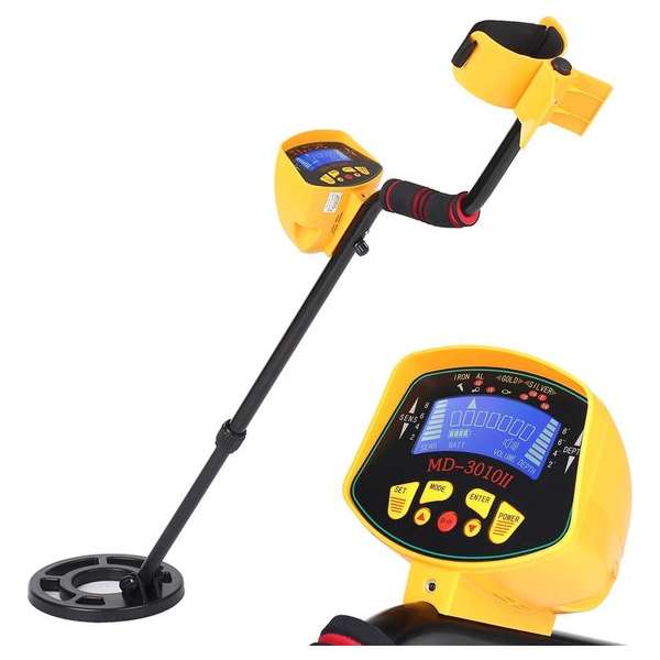 Professionele Metaaldetector - Detectie Apparaat voor Kinderen en Volwassenen - LCD Display - Geel Professionele Metaaldetector - Detectie Apparaat voor Kinderen en Volwassenen - LCD Display - Geel