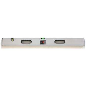 Aluminium reilat 100 cm 'heavy duty' - waterpas / rijlat / strijklat - extra breed