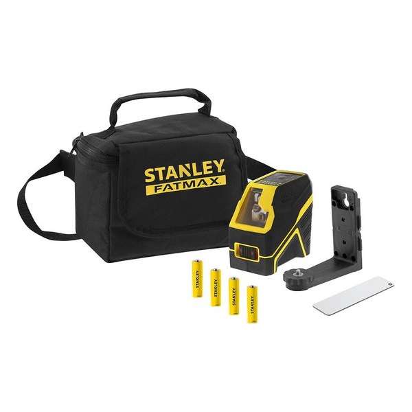 STANLEY FatMax FMHT77585-1 Kruislijnlaser FCL-R Rood - 4x AA - tot 20 m STANLEY FatMax FMHT77585-1 Kruislijnlaser FCL-R Rood - 4x AA - tot 20 m