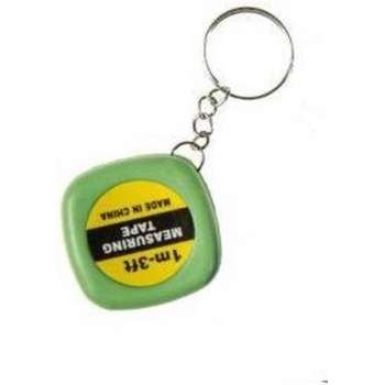 Sleutelhanger meetlint - Groen