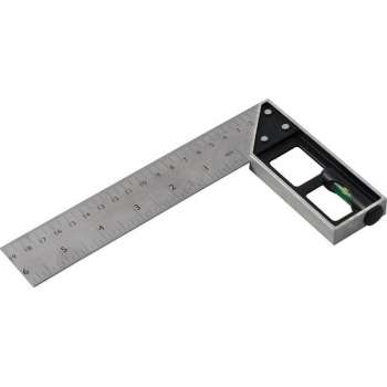 Silverline 282651 Winkelhaak met waterpas - 150mm