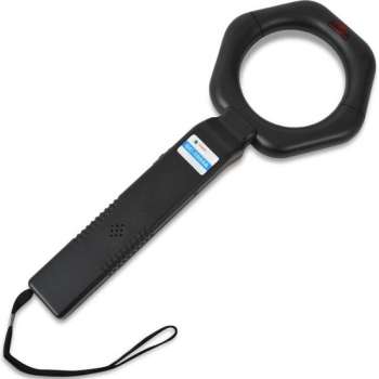 vidaXL Draagbare metaaldetector zwart