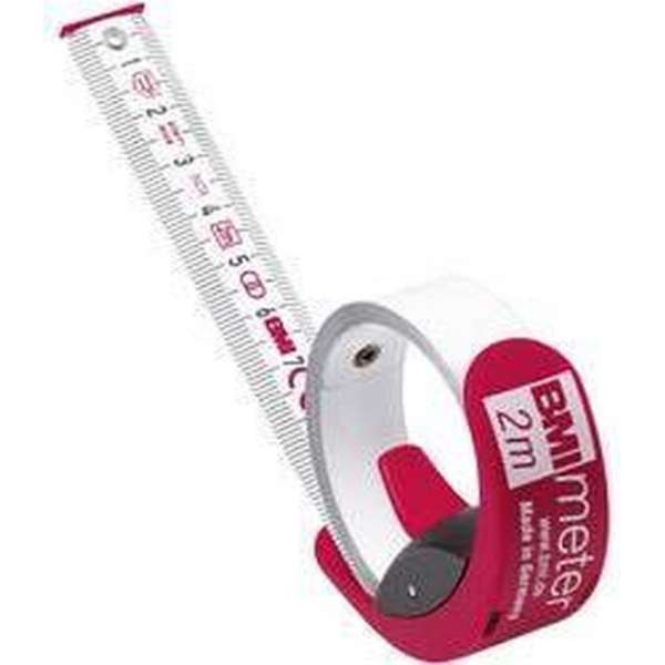 BMI meter - RVS Rolmaat - 3m BMI meter - RVS Rolmaat - 3m