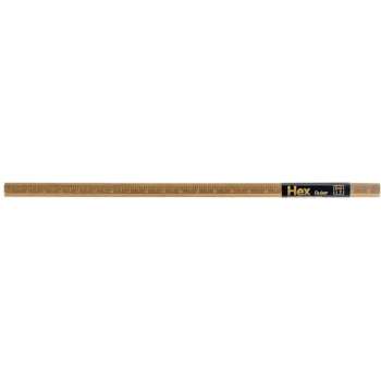 Doiy Liniaal Hex 22 Cm Staal Goud